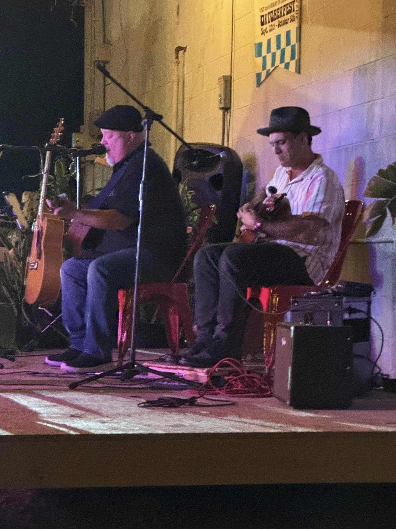 Nic and guest Jonny Green at Lotawana Brewing in Grain Valley, MO 
